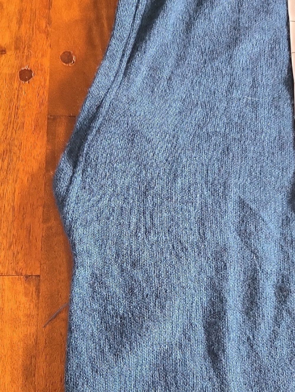 Piko 1988 Blue Assymetrical Off The Shoulder Short Sleeve Sweater Dress Tunic XL - Picture 6 of 8